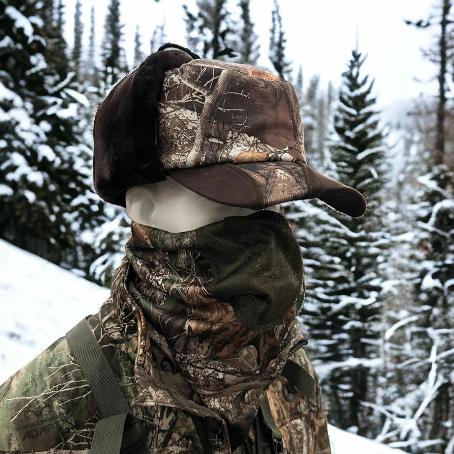 Jagttoj Fodtoj Og Tilbehor jagt-jakt | Deerhunter Muflon Vinter Hat Gron Eller Camo