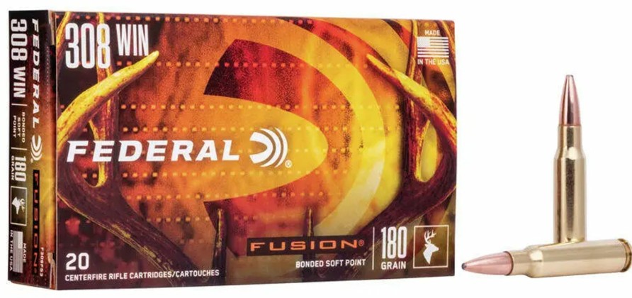 Vaben Tilbehor Og Ammunition jagt-jakt | Federal .308 Win 11,7G/180 Gr Fusion