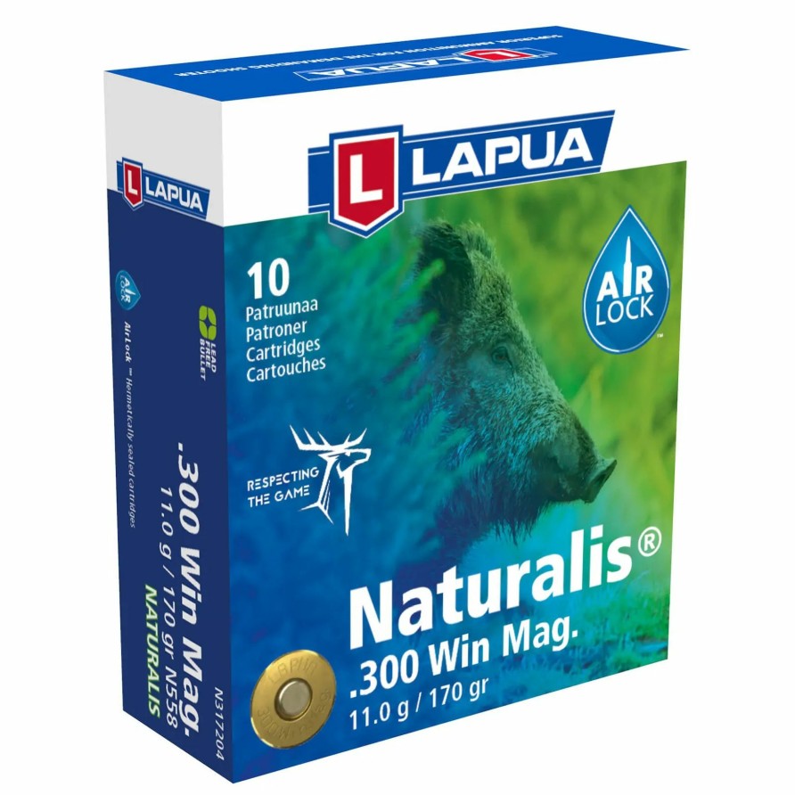 Vaben Tilbehor Og Ammunition jagt-jakt | Lapua 300 Win Mag Naturalis 11,0 Gr