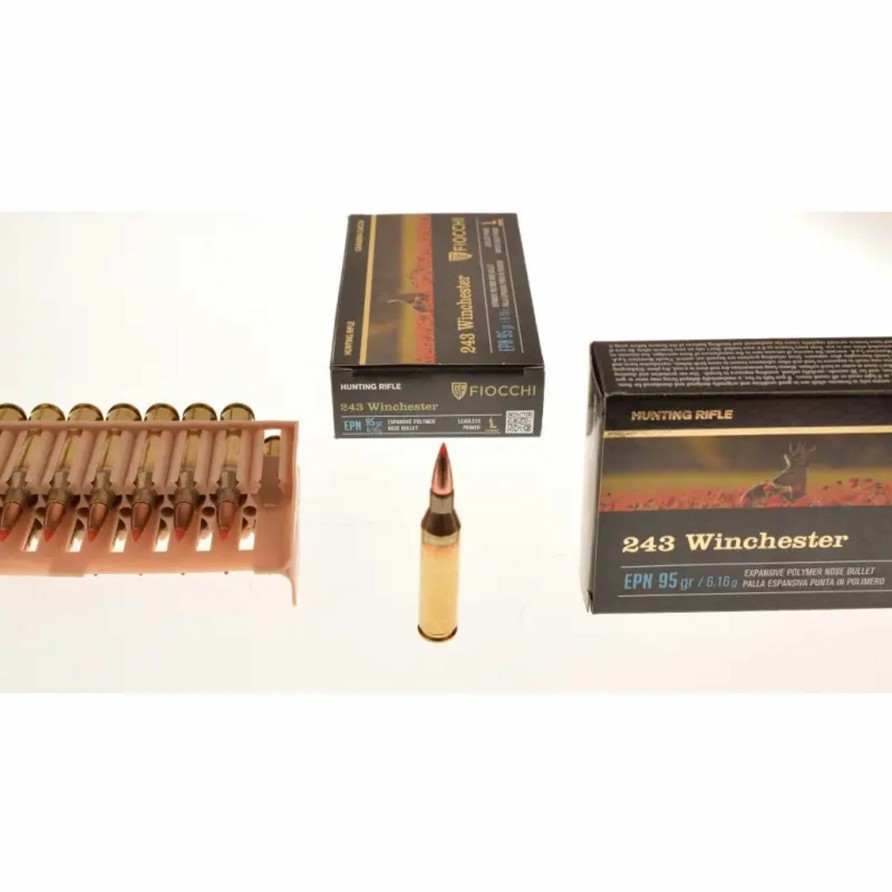 Vaben Tilbehor Og Ammunition jagt-jakt | Fiocchi - 243 Winchester Epn