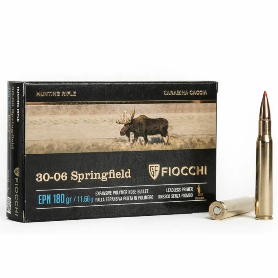 Vaben Tilbehor Og Ammunition jagt-jakt | Fiocchi Springfield 30-06 - Epn 11,66G (180Gr)