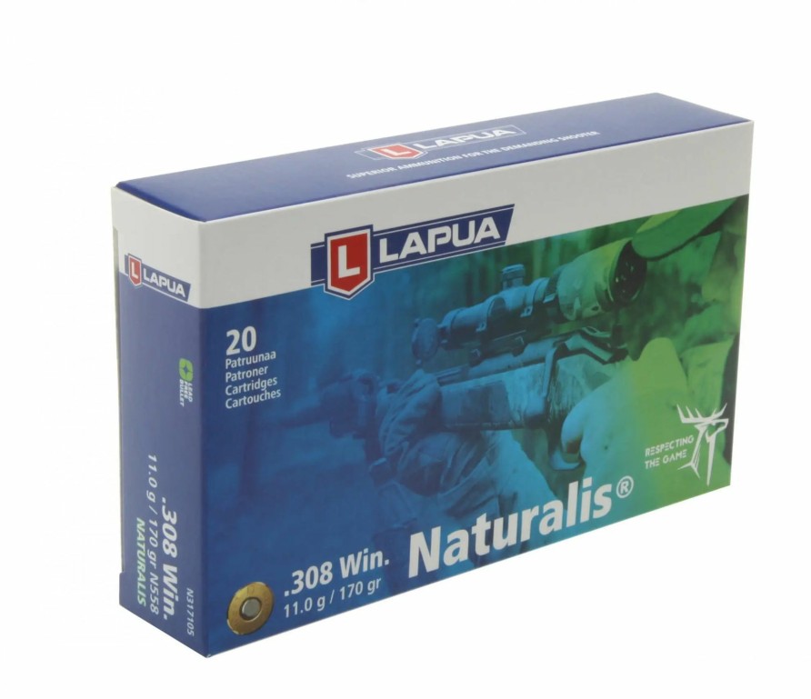 Vaben Tilbehor Og Ammunition jagt-jakt | Lapua 308 Win Naturalis 11,0 Gr