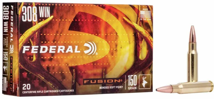 Vaben Tilbehor Og Ammunition jagt-jakt | Federal .308 Win 9,7G/150 Gr Fusion